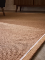 Natural Taped Border Jute Rug - Image 2 of 5