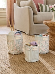 Set of 3 Reversible Storage Baskets - Image 1 of 3