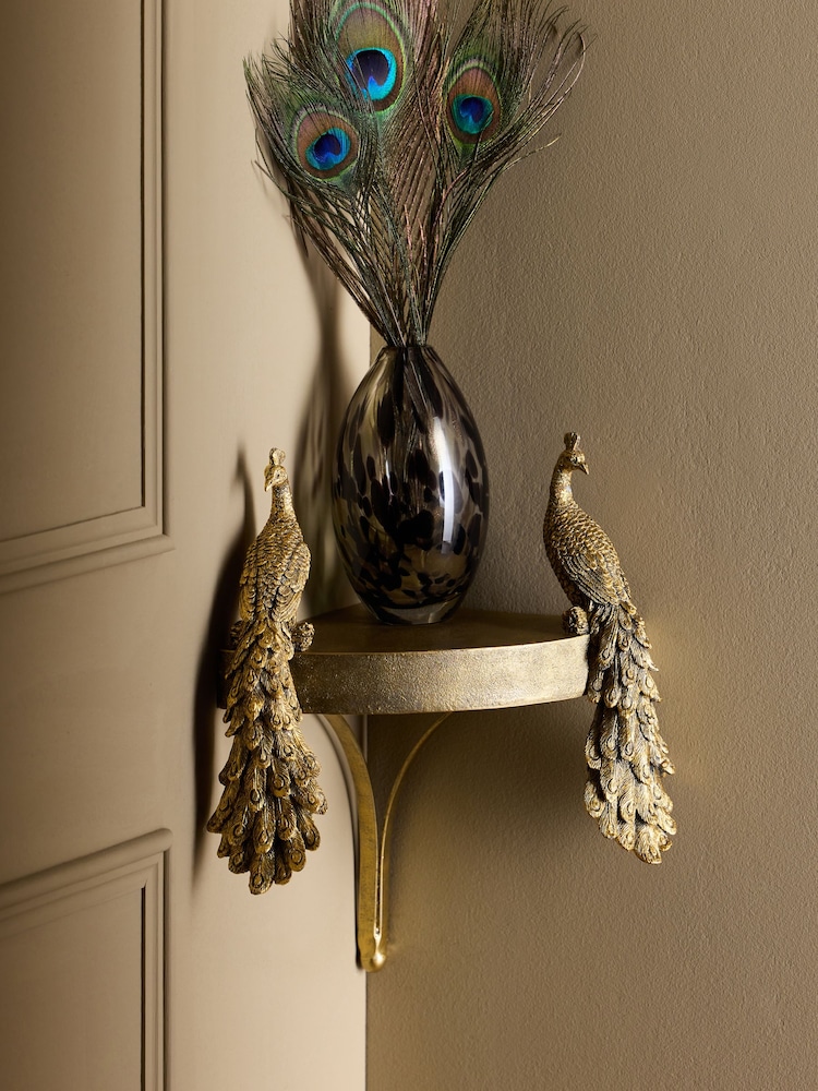 Peacock Corner Shelf - صورة 1 من 4