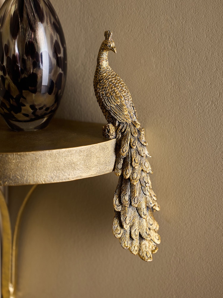 Peacock Corner Shelf - صورة 2 من 4