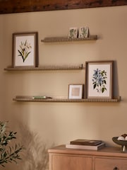 Ξύλινο ράφι εικόνας με μπομπίνα - Εικόνα 1 από 4