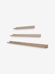 Ξύλινο ράφι εικόνας με μπομπίνα - Εικόνα 3 από 4