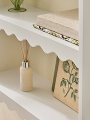 White Wavy Tiered Shelf - Image 2 of 4
