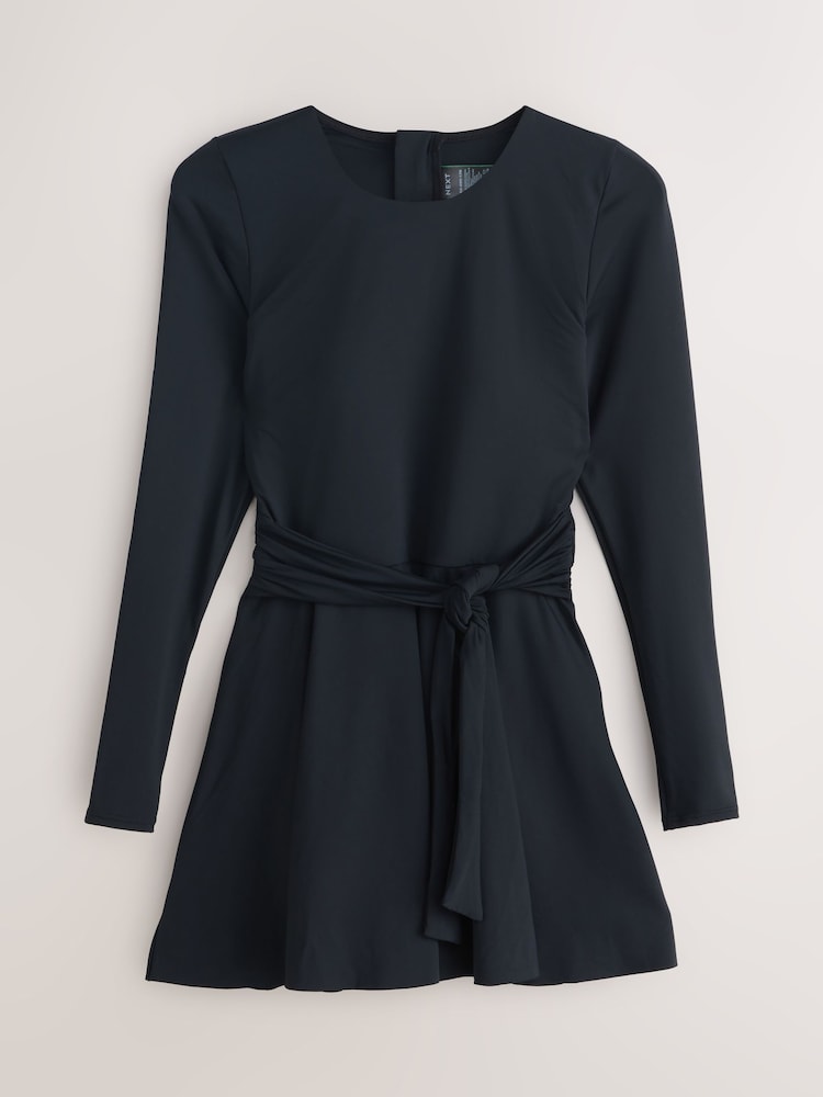knee length dresses for ladies Long Sleeve Empire Waist Maxi Dress main image 0