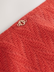 Rust Red Brazilian High Leg Bikini Bottom - Image 5 of 6