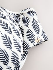 Cream/Pink Woodblock Padded Wired Plunge Bikini Top - Image 9 of 9