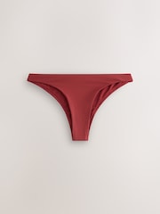 Berry Wine Brazilian High Leg Bikini Bottoms - Image 1 of 4