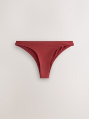 Berry Wine Brazilian High Leg Bikini Bottoms - Image 5 of 8