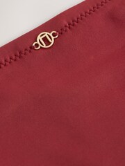 Berry Wine Brazilian High Leg Bikini Bottoms - Image 6 of 8