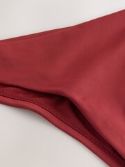 Berry Wine Brazilian High Leg Bikini Bottoms - Image 7 of 8