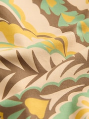 Black/Green Paisley High Waist Print Bikini Bottoms - Image 6 of 6