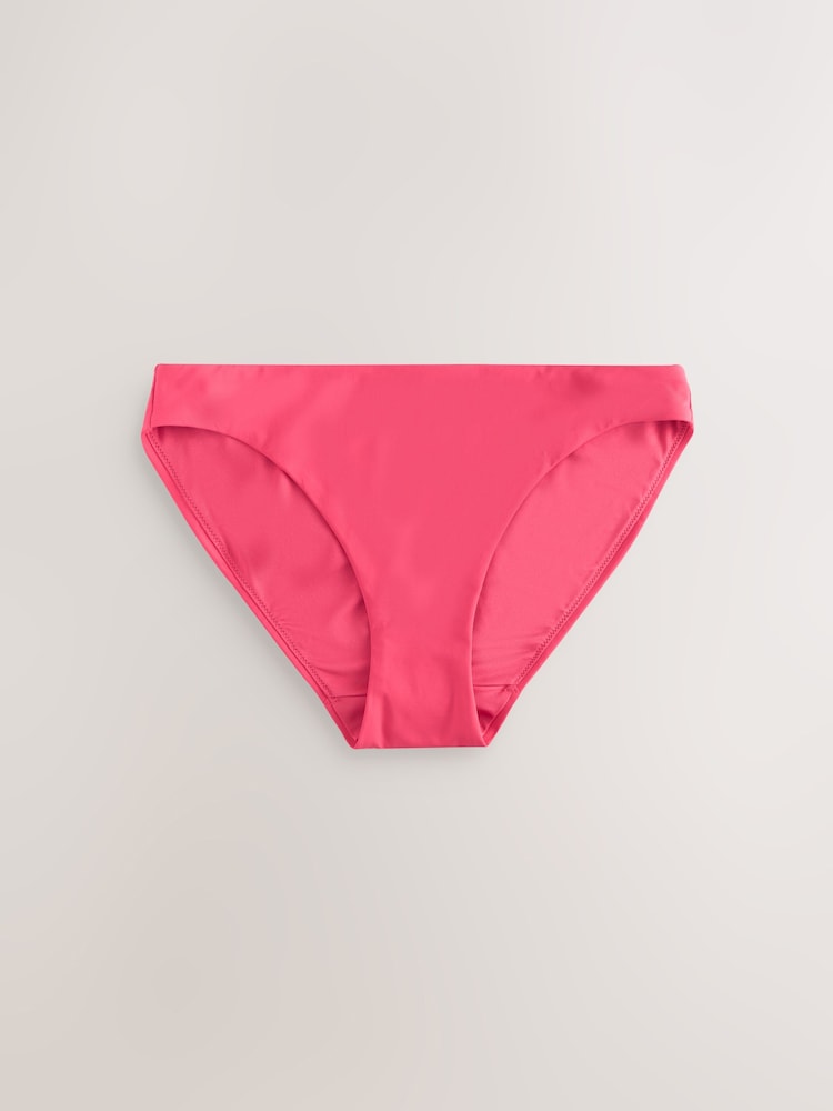 Pink High Leg Bikini Bottoms - Image 1 of 4 Pink High Leg Bikini Bottoms - Image 1 of 4