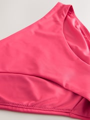 Pink High Leg Bikini Bottoms - Image 3 of 4