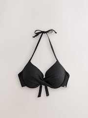 أحمر صدئ تجريدي/أسود - حزمة من 2 قطعة بيكيني علوية مبطنة وبسلك - صورة 12 من 14