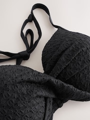 أحمر صدئ تجريدي/أسود - حزمة من 2 قطعة بيكيني علوية مبطنة وبسلك - صورة 13 من 14