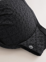 أحمر صدئ تجريدي/أسود - حزمة من 2 قطعة بيكيني علوية مبطنة وبسلك - صورة 14 من 14