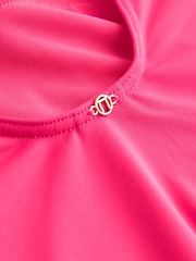 Pink DD+ Wired Tummy Control Tankini Top - Image 6 of 7