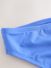 Cornflower Blue V Front High Leg Bikini Bottoms - Image 6 of 8