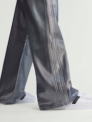 adidas originals Metallic Loose Fit Denim Jeans - Imaginea 7 din 12