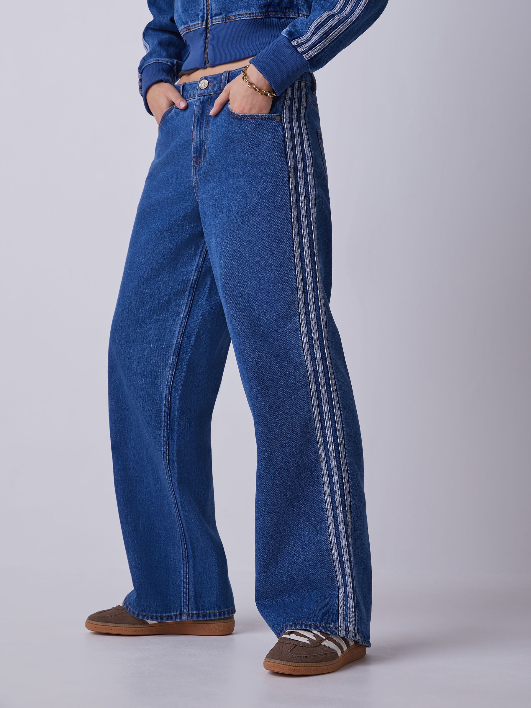 Buy adidas originals Denim Firebird Jeans з сайту Next Ukraine