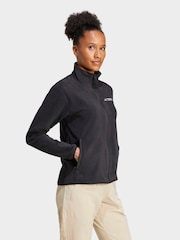 Schwarz - adidas Terrex Multi Essentials Full Zip Fleece Jacket - Bild 5 von 7