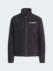 Schwarz - adidas Terrex Multi Essentials Full Zip Fleece Jacket - Bild 7 von 7