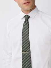 Green and White Pattern Tie - Image 2 of 5