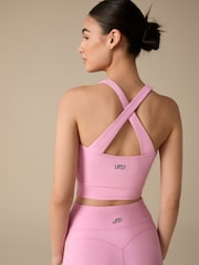 صديري رياضي بدعم خفي وتصميم متقاطع في الظهر من Lipsy - صورة 3 من 5