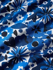 Seasalt Cornwall Blue Porthmeor Wave Dress in Certified Jersey - Image 5 of 5