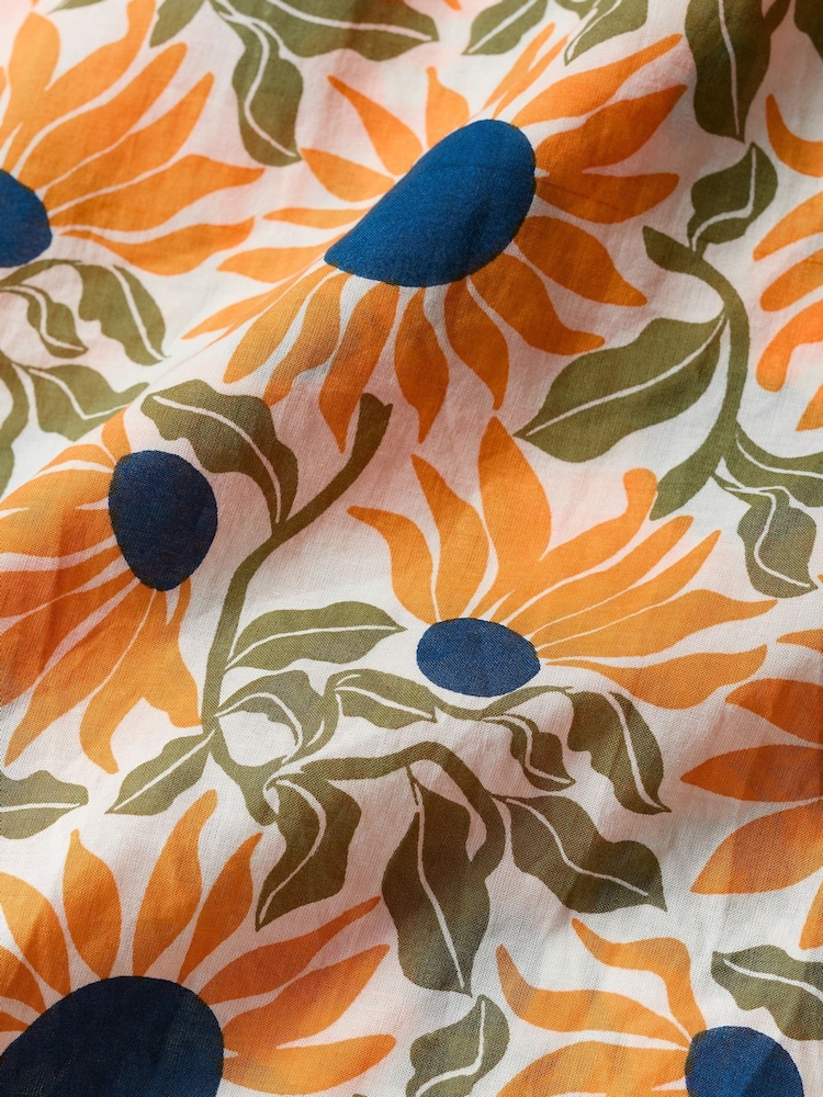 Seasalt Cornwall Yellow Garden Gate 100% Cotton Top - Image 5 of 5