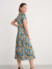 Seasalt Cornwall Blue Petite Petite 100% Cotton Chapelle Dress - Image 2 of 5