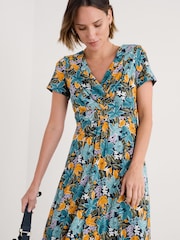Seasalt Cornwall Blue Petite Petite 100% Cotton Chapelle Dress - Image 3 of 5