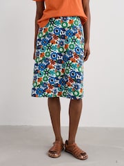 Seasalt Cornwall Blue Ground Ankle Length Skirt - Image 1 of 5