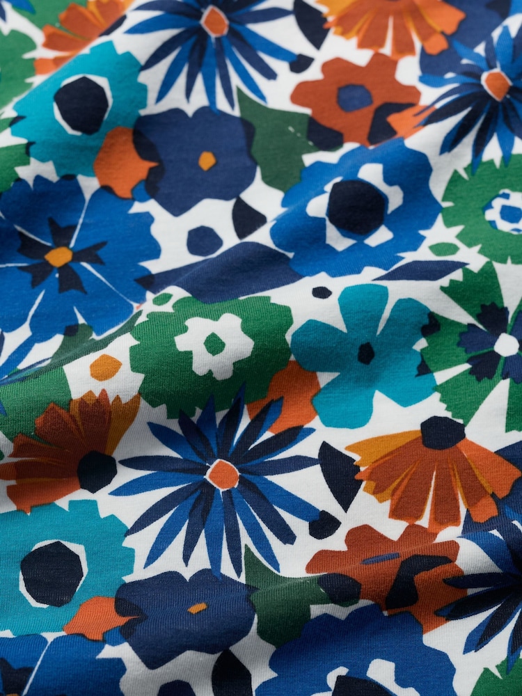 Seasalt Cornwall Blue Ground Ankle Length Skirt - Image 5 of 5