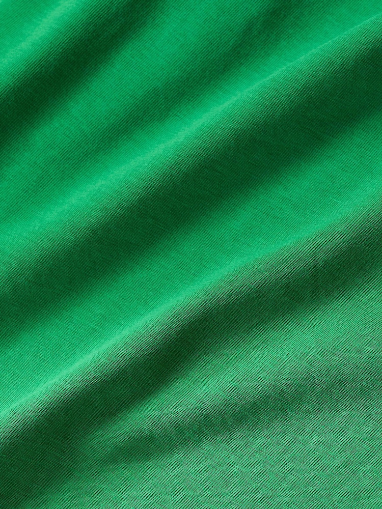 Seasalt Cornwall Green Sun Splendour Dress in Certified Cotton Jersey - Image 5 of 5