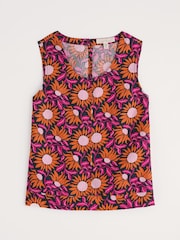 Seasalt Cornwall Pink Lighthouse Station Linen Vest - Image 8 of 9