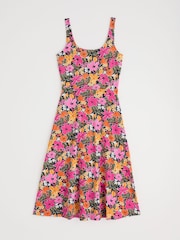 Seasalt Cornwall Pink Sun Gleam Jersey Midi Dress - Image 11 of 12