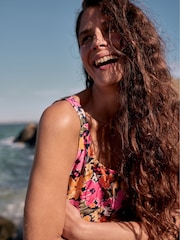 Seasalt Cornwall Pink Sun Gleam Jersey Midi Dress - Image 4 of 12
