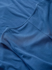 Seasalt Cornwall Blue Petite Sweet Violet Jersey Midi Dress - Image 5 of 5
