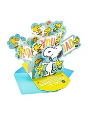 Hallmark Blue Musical Fathers Day Card for Dad - Peanuts Snoopy - Image 2 of 4