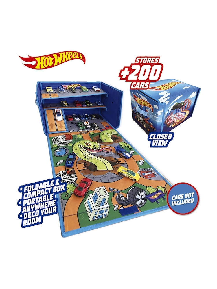 Ancory Hot Wheels Flex Cube playmat Garage Storage - Image 2 of 5