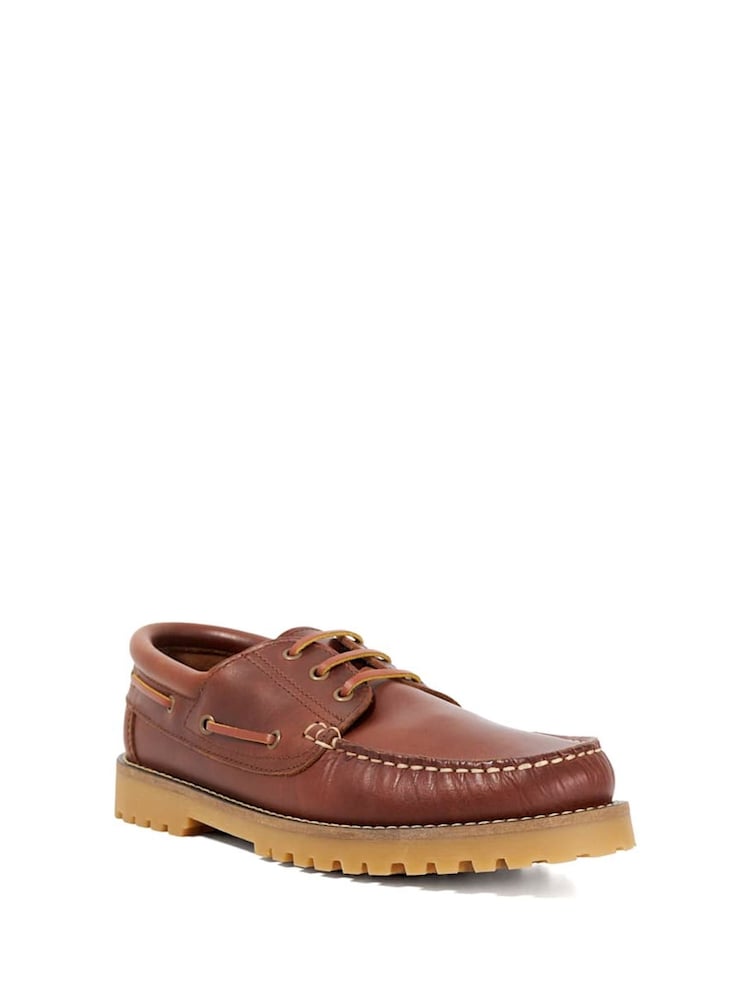 Dune London Natural St Bart Cleated Boat Shoes - Image 2 of 5