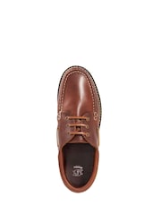 Dune London Natural St Bart Cleated Boat Shoes - Image 4 of 5