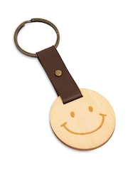 Hallmark Blue Father's Day Card - With Wooden Keyring Keepsake - Image 5 of 5