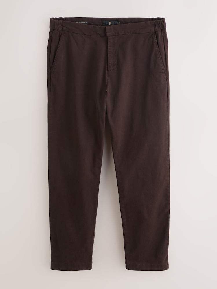 Plum Purple Premium Feel Brushed Trousers - Image 1 of 4