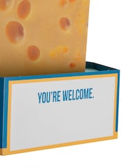 Hallmark Blue Funny Father's Day Card - 3D & Pop Up Cheese - Image 3 of 4