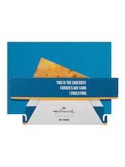 Hallmark Blue Funny Father's Day Card - 3D & Pop Up Cheese - Image 4 of 4