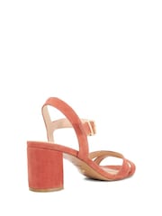 Dune London Brown Merisa 2 Part Block Heel Sandals - Image 4 of 6