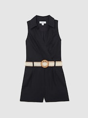 Reiss Navy Mila Playsuit - Image 2 of 6