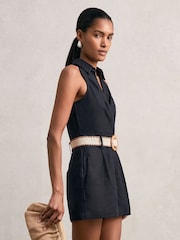 Reiss Navy Mila Playsuit - Image 3 of 6